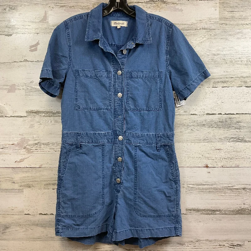 Romper By Madewell In Blue Denim, Size: M